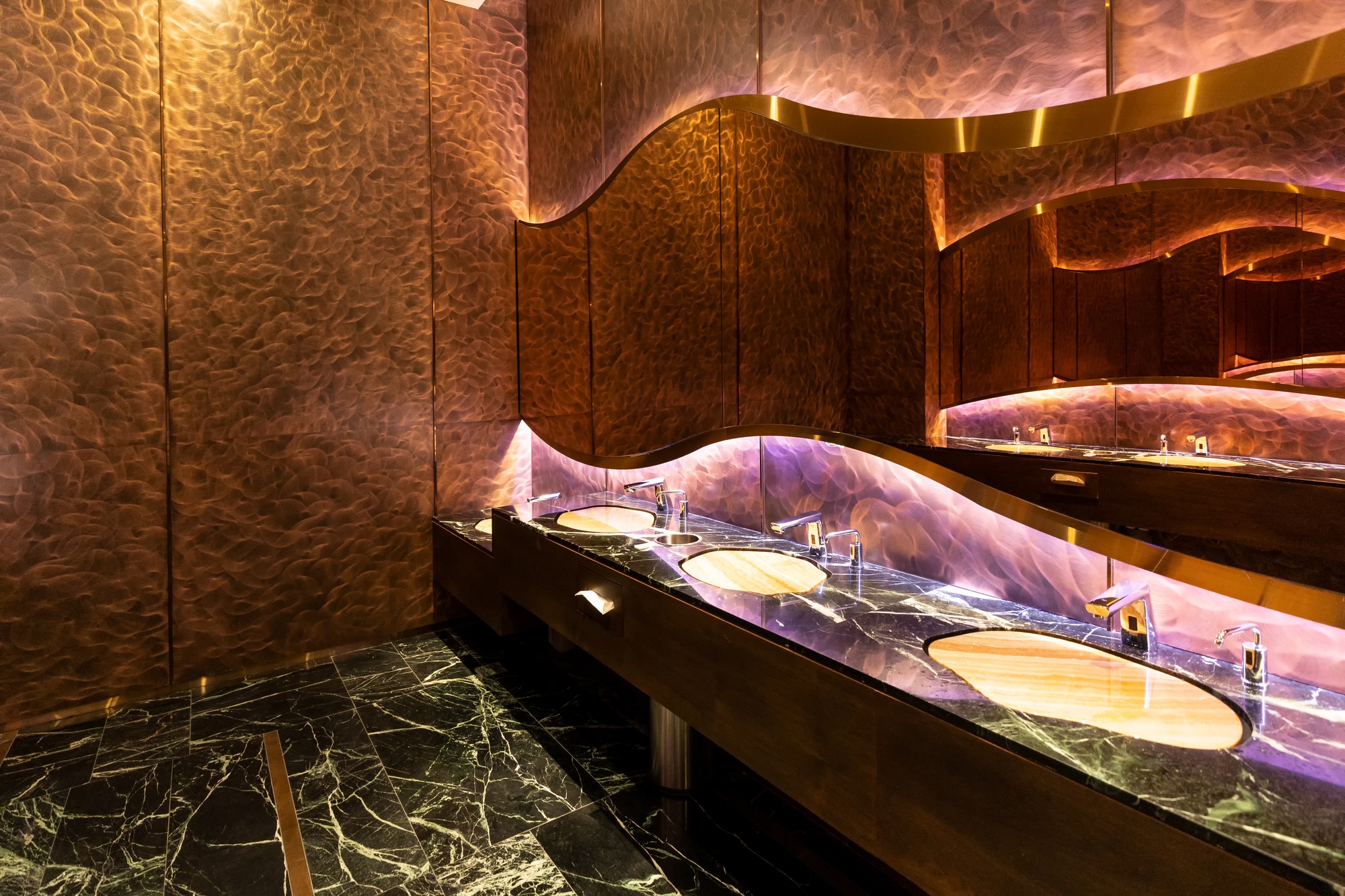 Public toilet, restroom. Interior decoration design